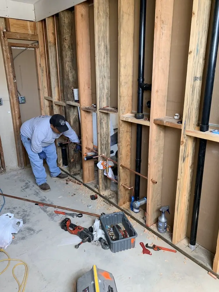 Commercial rough-in plumbing for Gas Line Repair in Oakhaven
